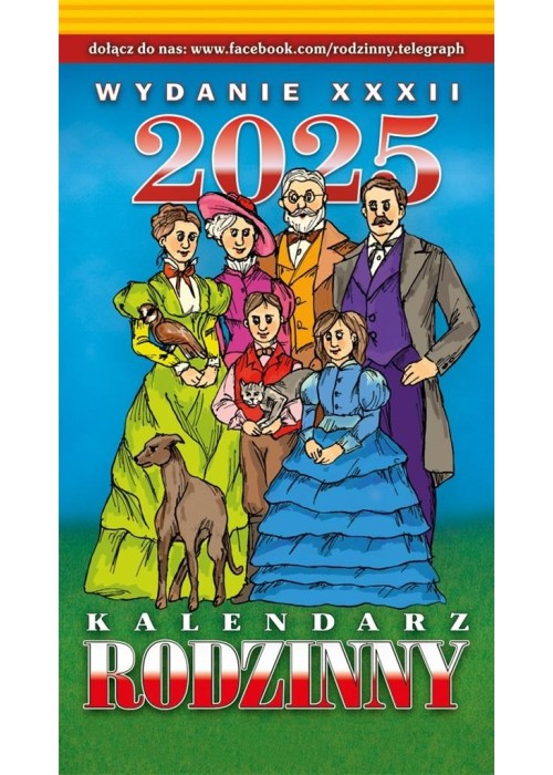 Kalendarz 2025 rodzinny zdzierak