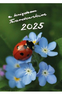 Kalendarz 2025 z ks. Twardowskim - biedronka