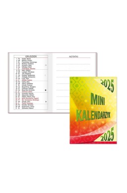 Kalendarz 2025 kieszonkowy mini MIX