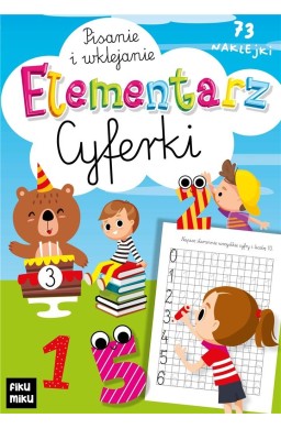 Elementarz cyferki - pisanie i wklejanie