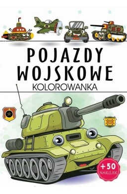 Pojazdy wojskowe - kolorowanka