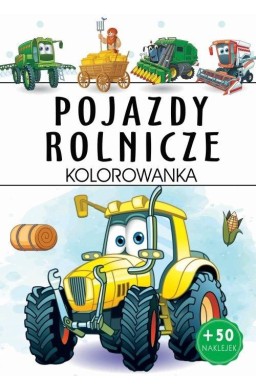 Pojazdy rolnicze - kolorowanka