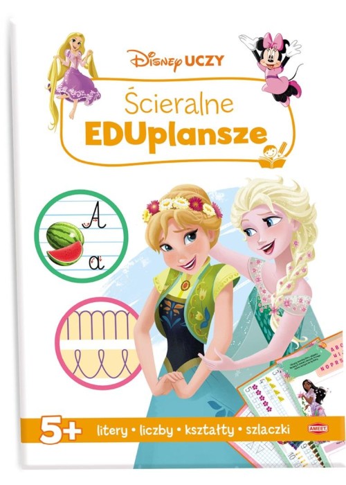 Disney Uczy. Ścieralne EDUplansze