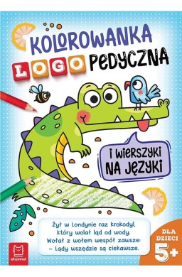 Kolorowanka logopedyczna i wierszyki na języki