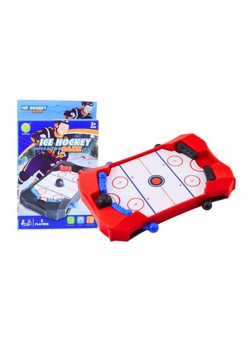 Mini gra zręcznościowa hockey czerwona