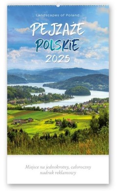 Kalendarz 2025 Reklamowy Pejzaże polskie