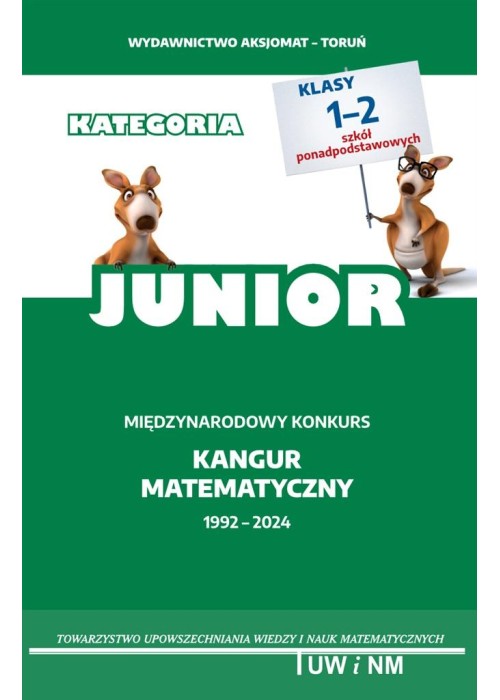 Matematyka z wesołym kangurem Poziom Junior 2024