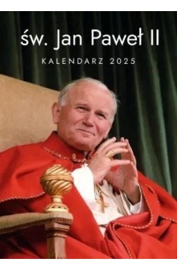 Kalendarz 2025 ścienny wieloplanszowy Jan Pawe II