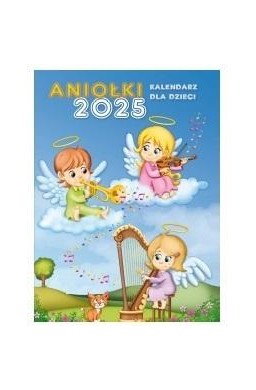 Kalendarz 2025 ścienny wieloplanszowy Aniołki