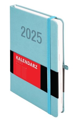 Kalendarz 2025 A5 Memofix DNS błękitny