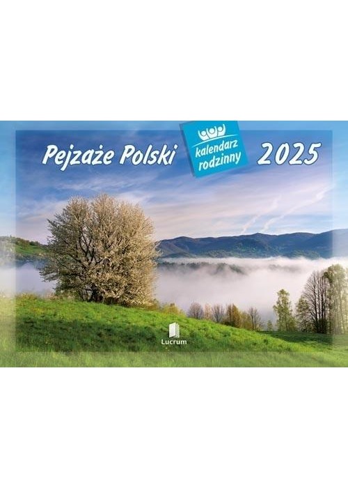 Kalendarz 2025 Rodzinny Pejzaże Polski