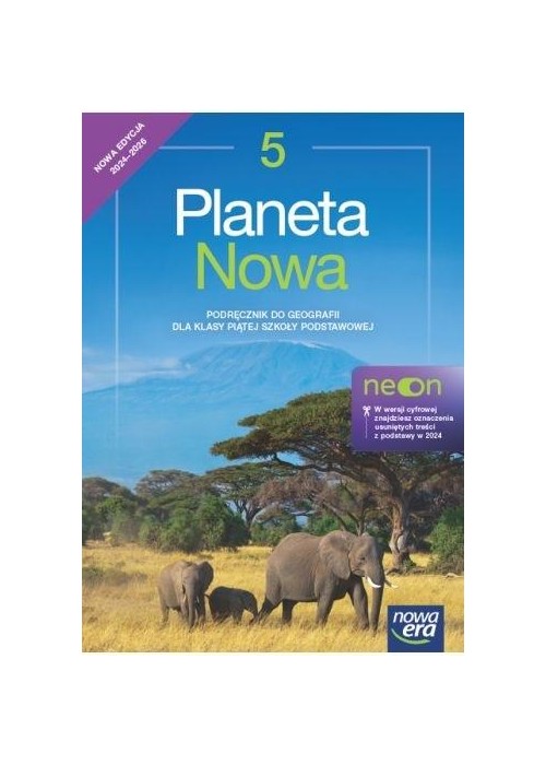 Geografia SP 5 Planeta nowa neon Podr.