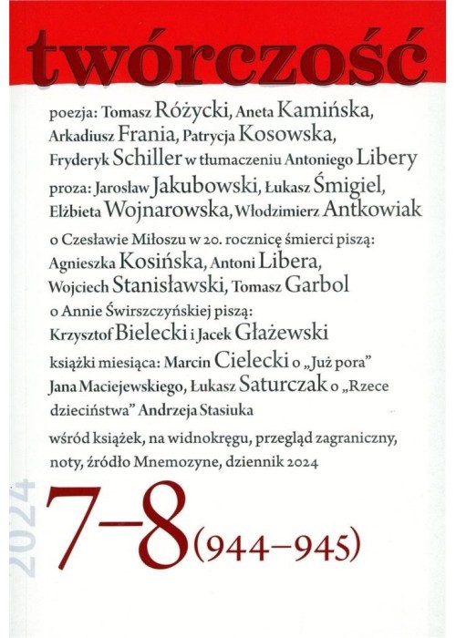 Twórczość 7-8/2024