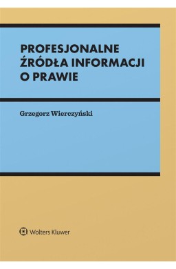 Profesjonalne źródła informacji o prawie