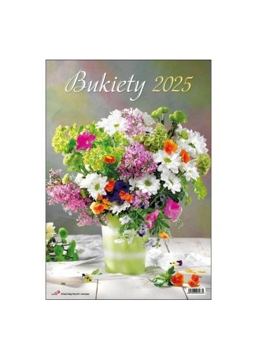 Kalendarz 2025 ścienny - Bukiety