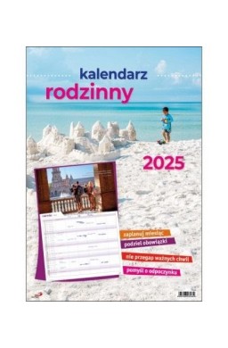 Kalendarz 2025 ścienny - Kalendarz rodzinny