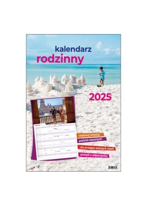 Kalendarz 2025 ścienny - Kalendarz rodzinny