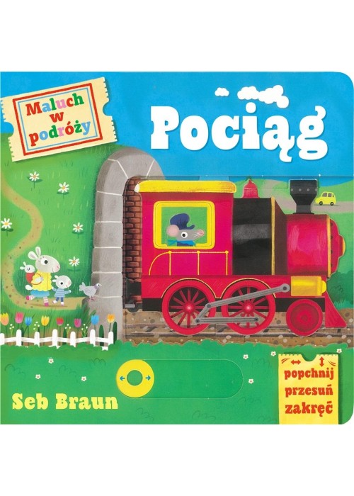 Maluch w podróży. Pociąg