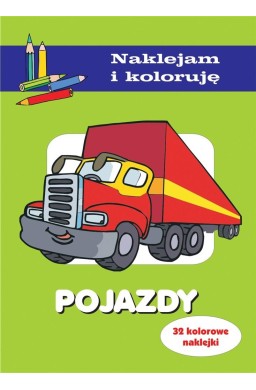 Pojazdy. Naklejam i koloruję