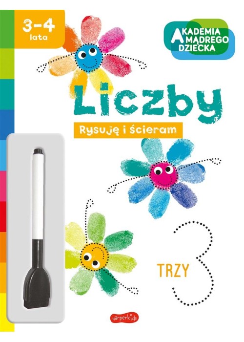 Akademia mądrego dziecka. Rysuję i ścieram Liczby