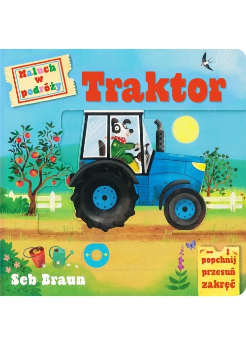 Maluch w podróży. Traktor