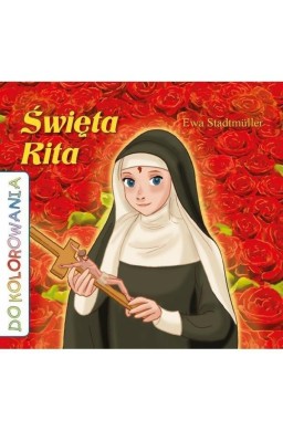 Święta Rita - kolorowanka