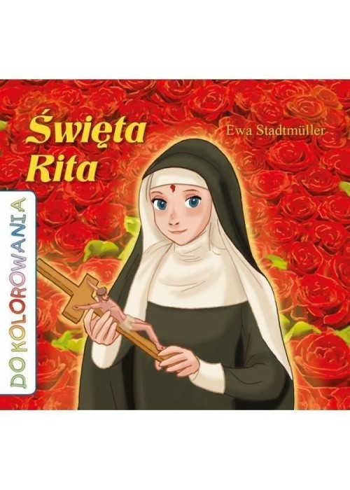 Święta Rita - kolorowanka