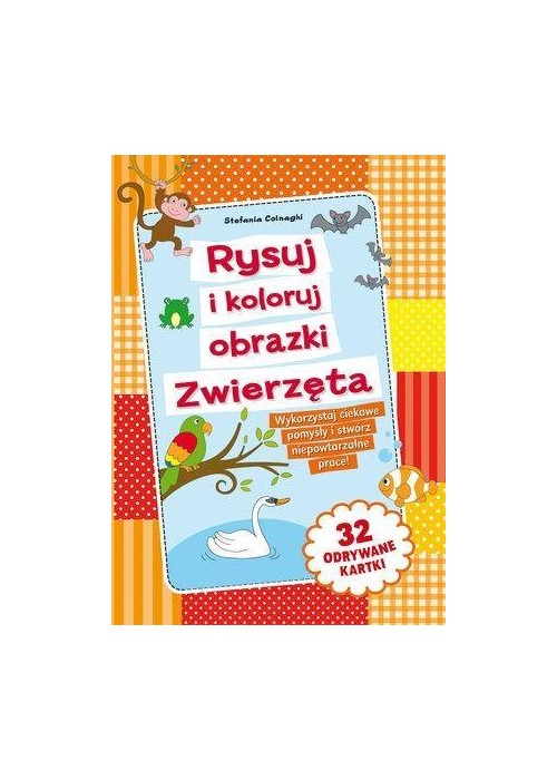 Rysuj i koloruj obrazki. Zwierzęta