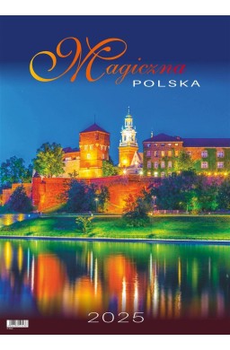 Kalendarz 2025 wieloplanszowy magiczna Polska