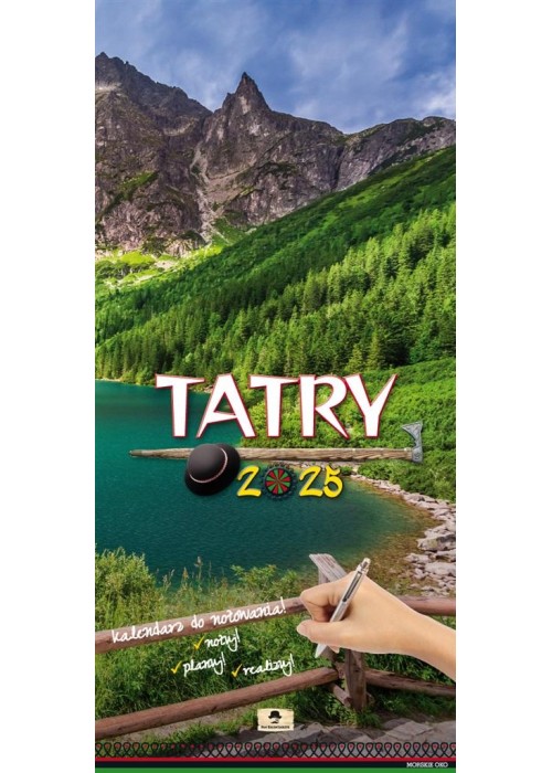 Kalendarz 2025 paskowy szeroki Tatry