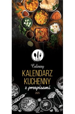 Kalendarz 2025 ścienny paskowy Kuchenny