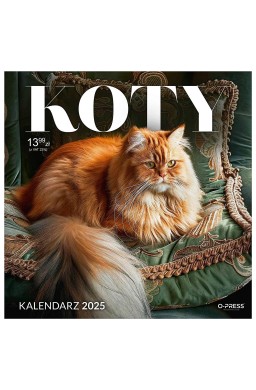 Kalendarz 2025 A3 Ścienny Koty