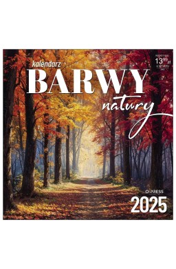 Kalendarz 2025 Ścienny Barwy Natury