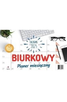 Kalendarz 2025 biurkowy planer stojący