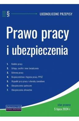 Prawo pracy i ubezpieczenia 05.07.2024