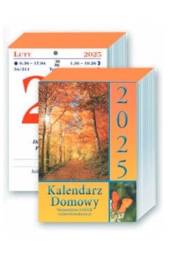 Kalendarz 2025 zdzierak Domowy