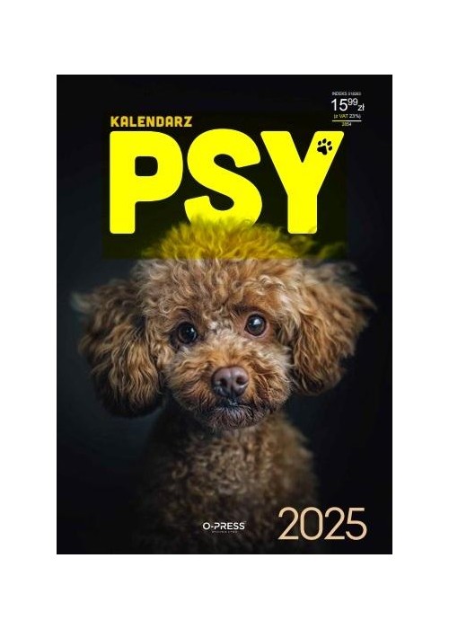 Kalendarz 2025 A3 Ścienny Psy