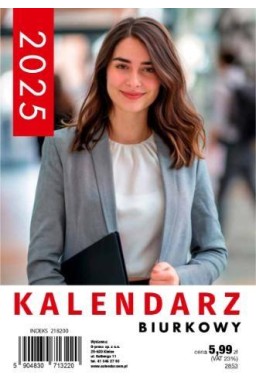 Kalendarz 2025 A5 Biurkowy