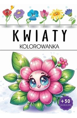 Kwiaty. Kolorowanka