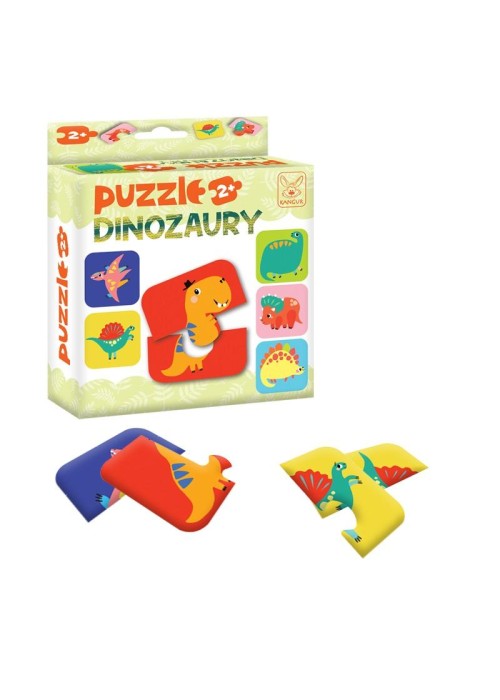 Puzzle Dinozaury 2+