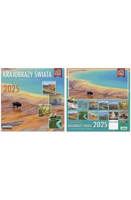 Kalendarz 2025 ścienny Classic Krajobrazy świata