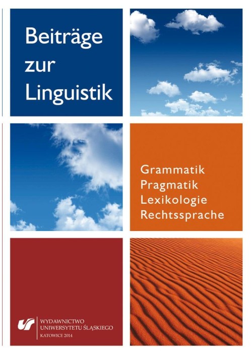 Beitrge zur Linguistik. Grammatik Pragmatik...