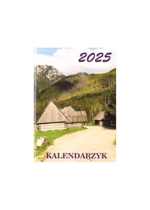 Kalendarz 2025 A7 kieszonkowy MIX