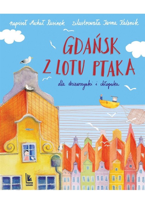 Gdańsk z lotu ptaka. dla dziewczynki i chłopaka