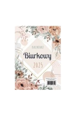 Kalendarz 2025 biurkowy pionowy