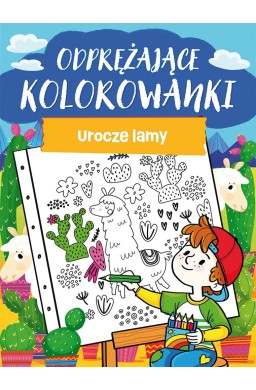 Odprężające kolorowanki. Urocze lamy