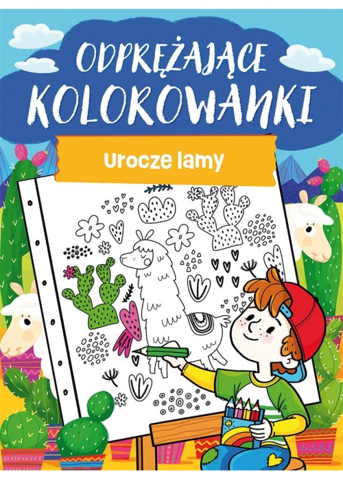 Odprężające kolorowanki. Urocze lamy