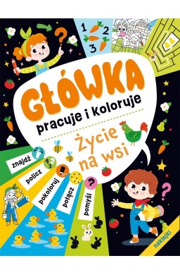 Główka pracuje i koloruje. Życie na wsi