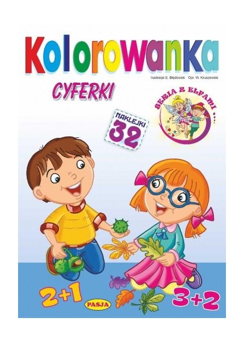 Cyferki. Kolorowanka