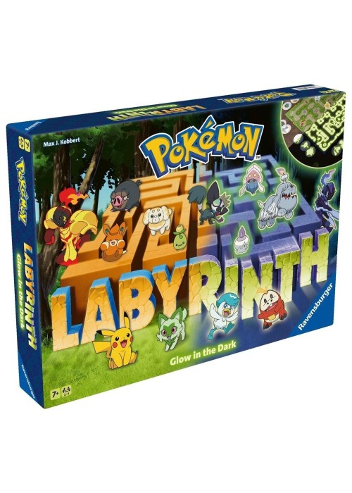 Labyrinth Pokemon świecący w ciemności